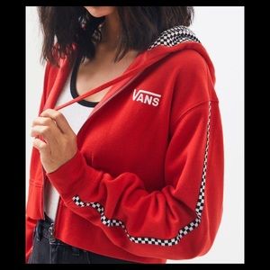 red checkered vans sweatshirt